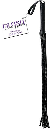 Algopix Similar Product 3 - Fetish Fantasy Braided Cat-o-Nine, Black