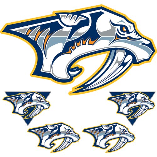 Algopix Similar Product 4 - NHL Nashville Predators Wallmarx Hockey