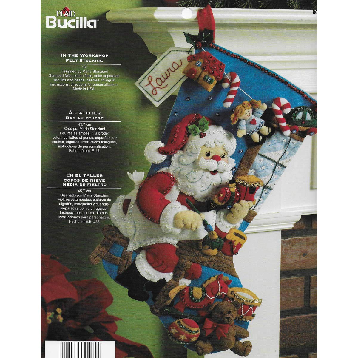 Algopix Similar Product 7 - Bucilla The Workshop Christmas Stocking