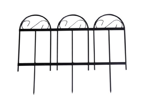 Algopix Similar Product 5 - CobraCo Black Yorkshire Fence Border