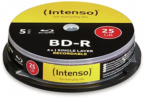 Algopix Similar Product 19 - Intenso BD-R 4X CB 25GB 5St