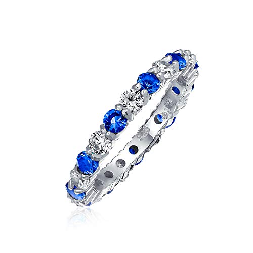 Algopix Similar Product 7 - Cubic Zirconia Blue White Alternating