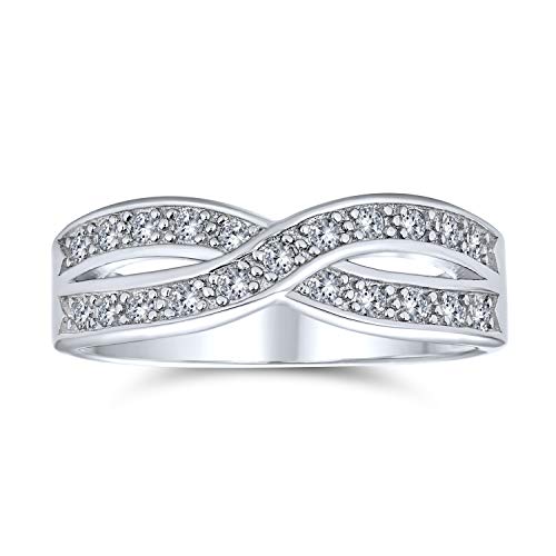 Algopix Similar Product 4 - Personalize AAA CZ Le Circle Twist Pave