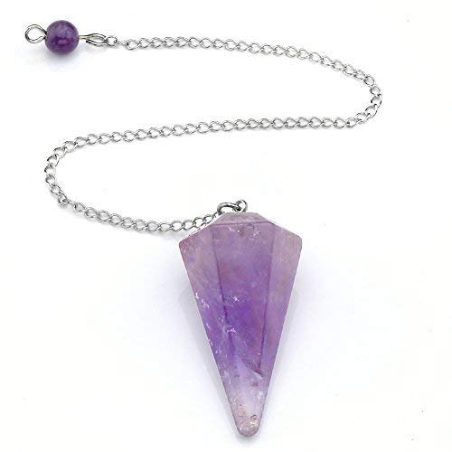 Algopix Similar Product 5 - HYBEADS Natural Crystal Pendulum 12