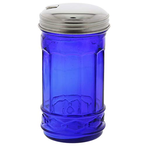 Algopix Similar Product 16 - Cobalt Blue Glass Sugar Shaker