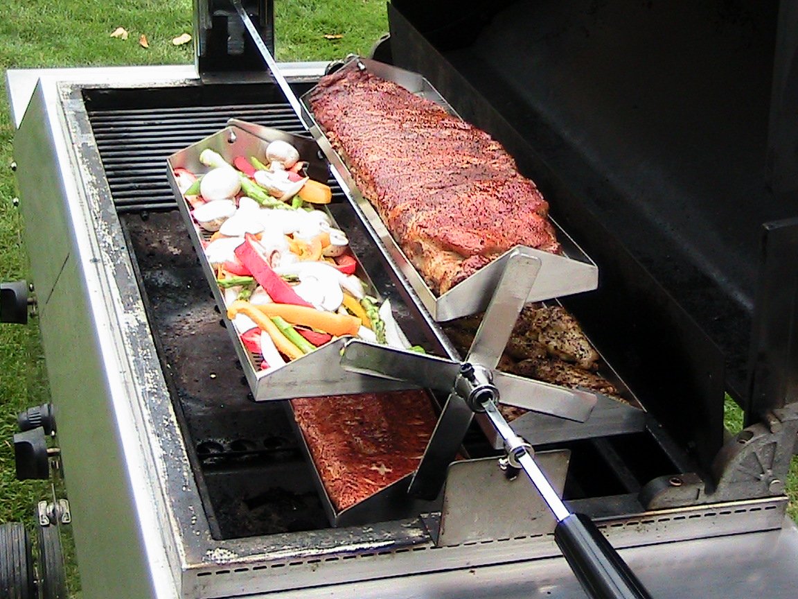 Algopix Similar Product 5 - Rib-O-Lator Barbecue Rotisserie