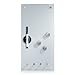 Algopix Similar Product 2 - Zeller Memobord with Hooks Glass 20 x 4