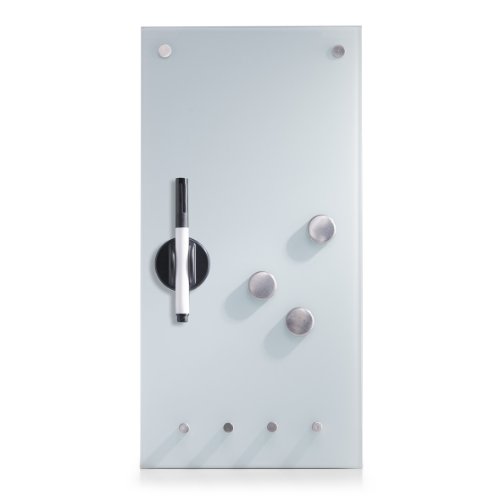 Algopix Similar Product 2 - Zeller Memobord with Hooks Glass 20 x 4
