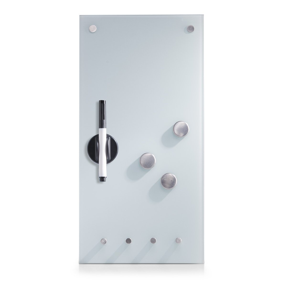 Algopix Similar Product 16 - Zeller Memobord with Hooks Glass 20 x 4