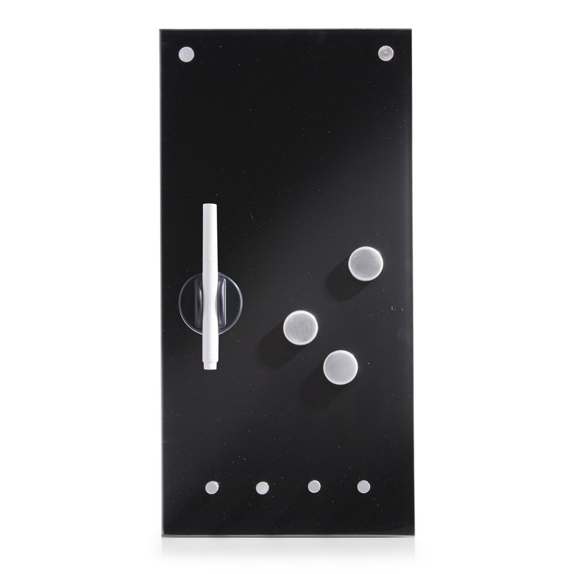Algopix Similar Product 3 - Zeller 11612 Memobord with Hooks Glass