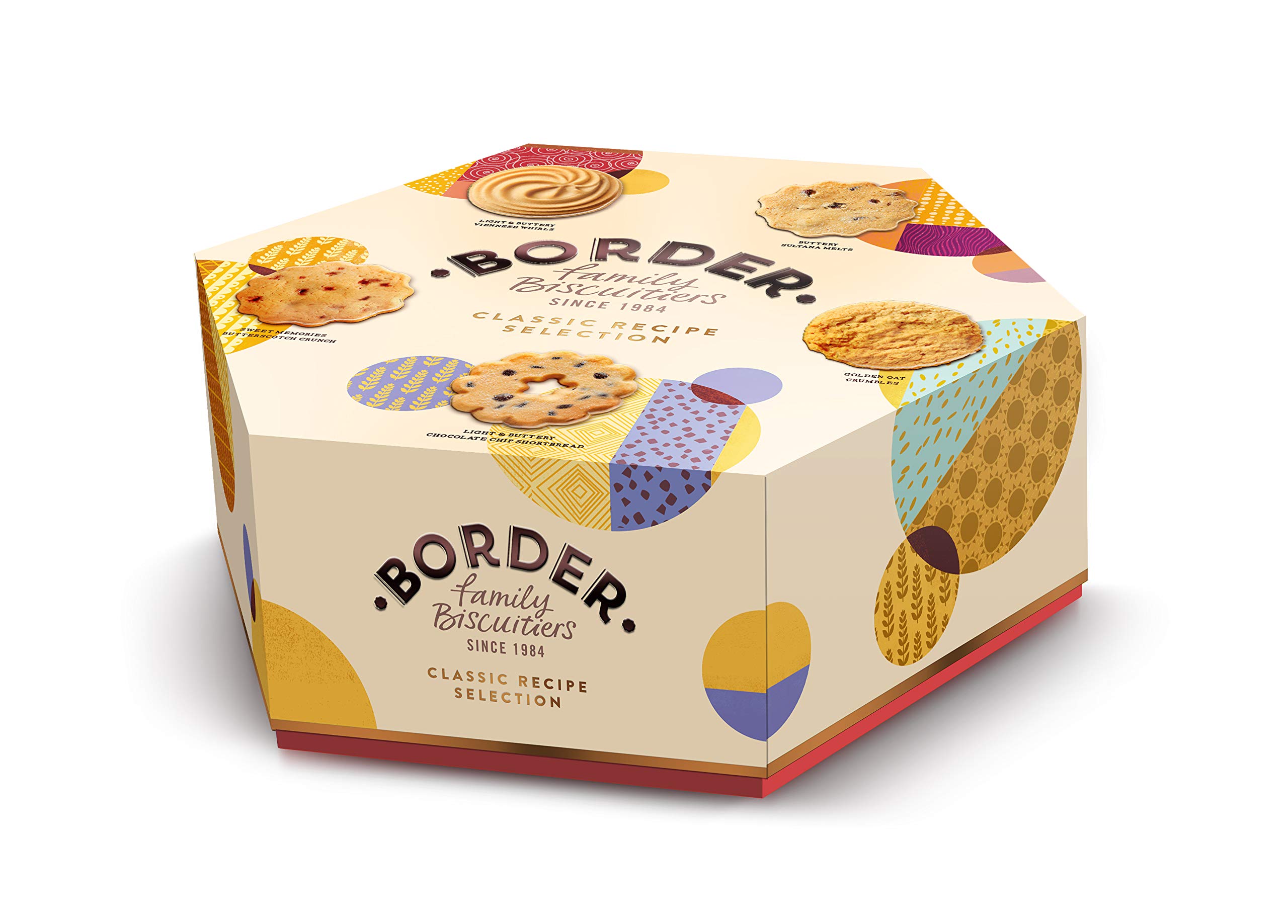 Algopix Similar Product 1 - Border Biscuits  Hexagon Box  Classic