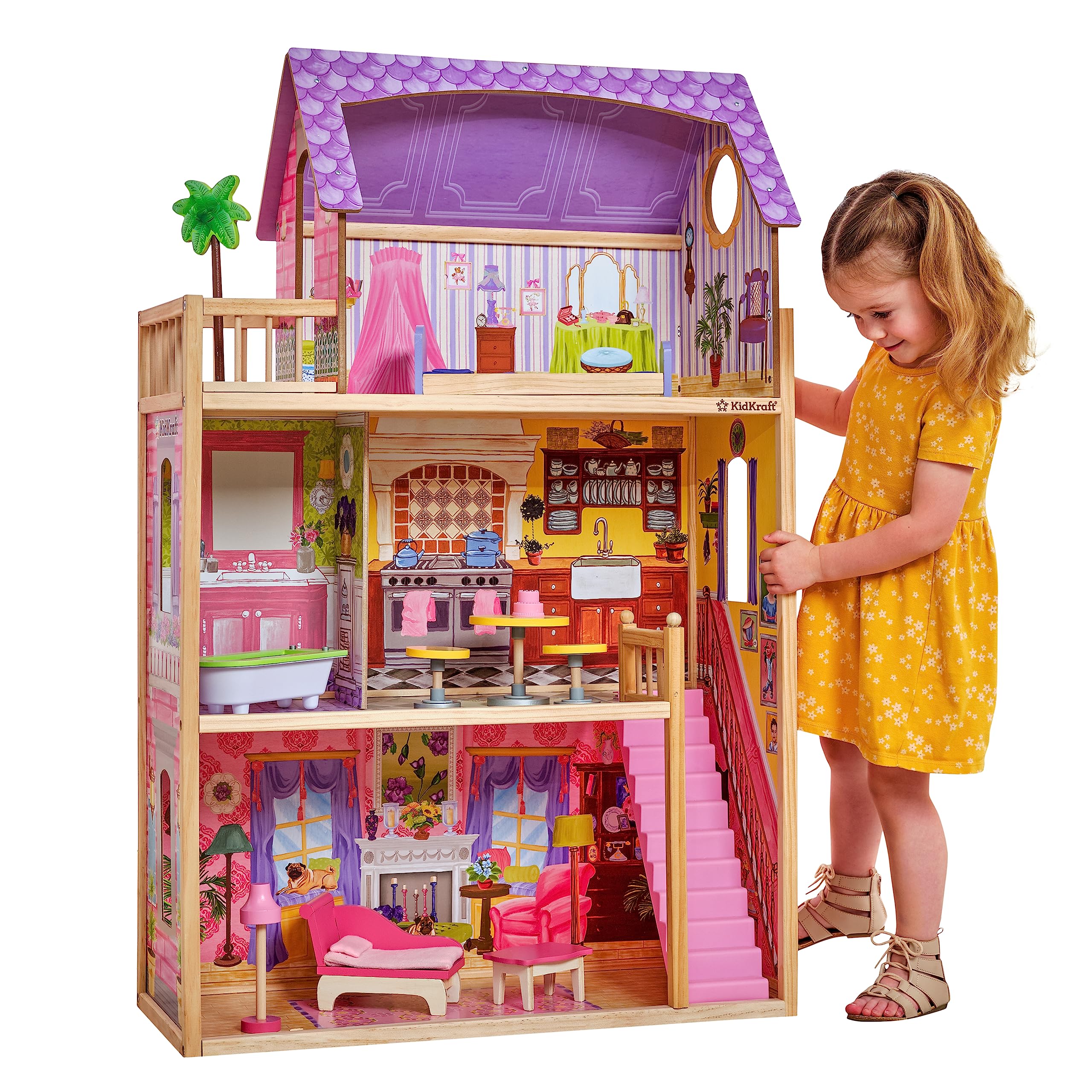 Algopix Similar Product 8 - KidKraft Kayla Dollhouse