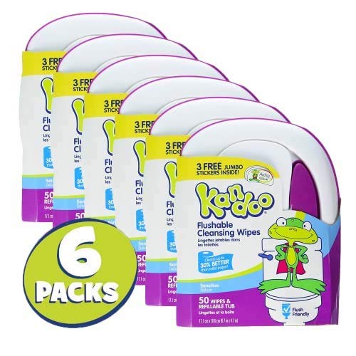 Algopix Similar Product 11 - Flushable Wipes for Baby and Kids by