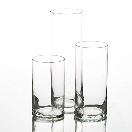 Algopix Similar Product 4 - Eastland Cylinder Pillar Candle Vases
