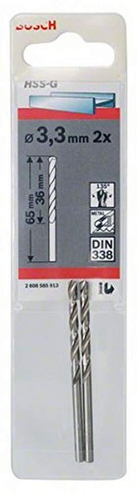 Algopix Similar Product 15 - Bosch 2608585912 Metal Drill Bit HssG