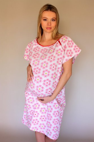 Algopix Similar Product 3 - Angelina Gownie in White  Pink Floral