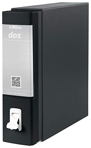 Algopix Similar Product 6 - Rexel DOX 1 A4 Lever Arch File Black