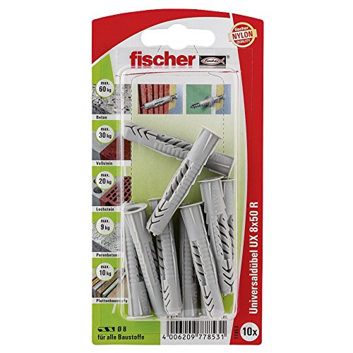 Algopix Similar Product 8 - Fischer 77853 8 x 50 mm UX RK Universal