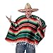 Algopix Similar Product 8 - Unisex Bright Striped Cotton Mexican
