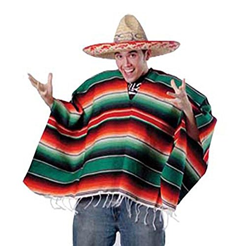 Algopix Similar Product 10 - Unisex Bright Striped Cotton Mexican