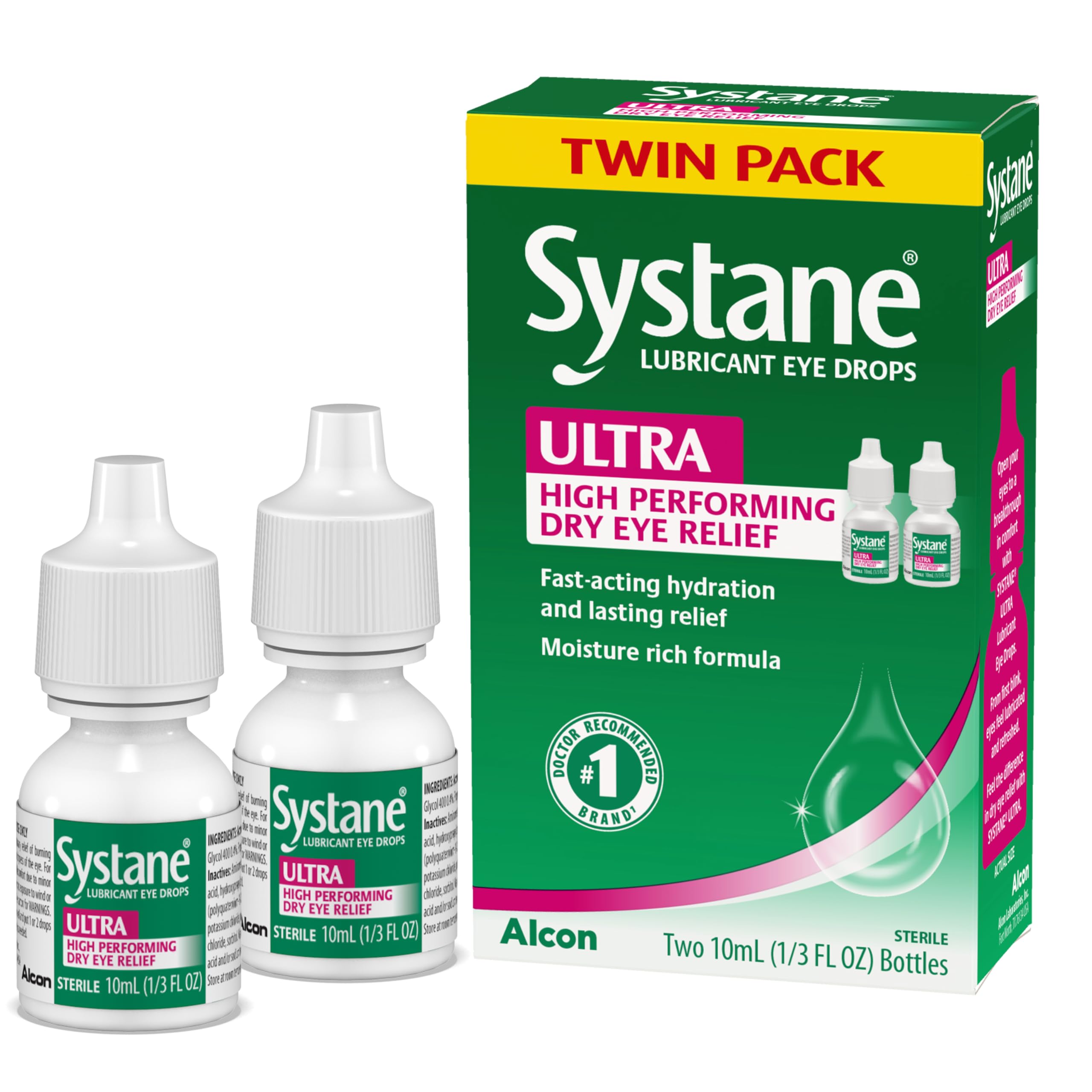 Algopix Similar Product 4 - Systane Ultra Lubricant Eye Drops
