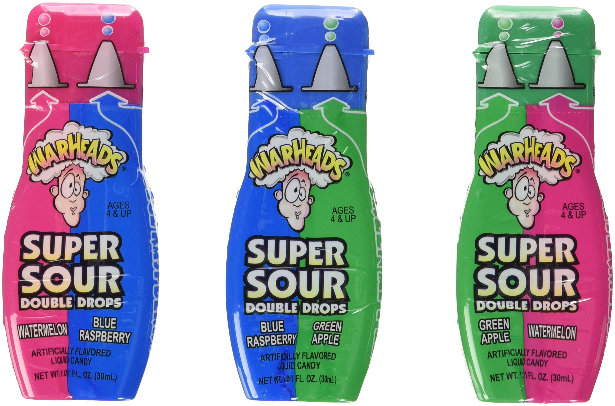 Algopix Similar Product 13 - Warheads Double Drops Liquid Candy 24ct