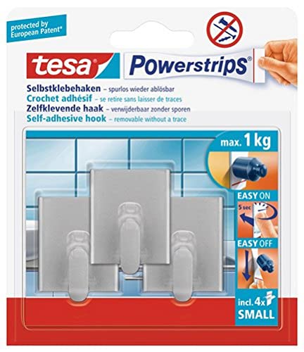 Algopix Similar Product 16 - tesa UK Powerstrips Small Hooks with