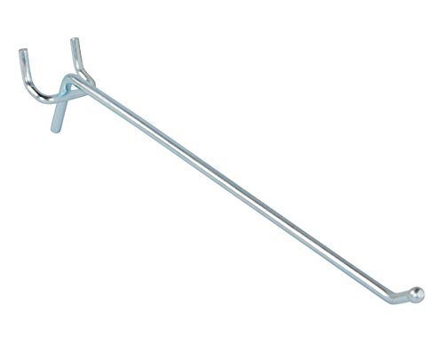 Algopix Similar Product 17 - 8 inch Chrome Pegboard Hooks  Peg