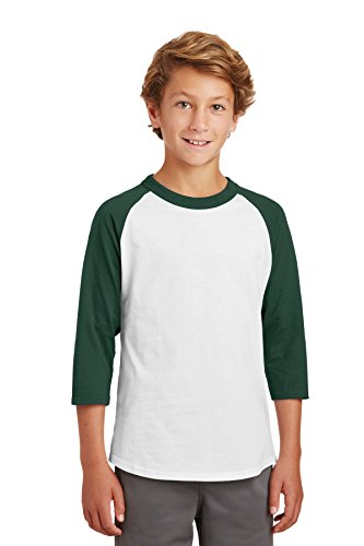 Algopix Similar Product 17 - SPORTTEK Youth Colorblock Raglan