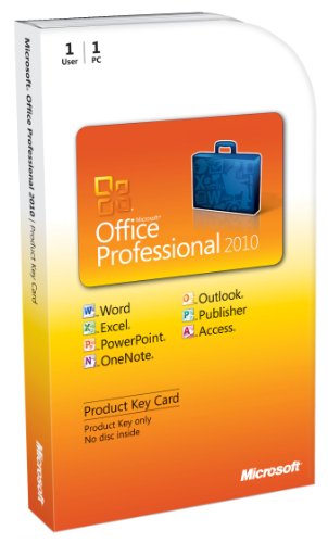 Algopix Similar Product 2 - Microsoft Office Professional 2010 Key