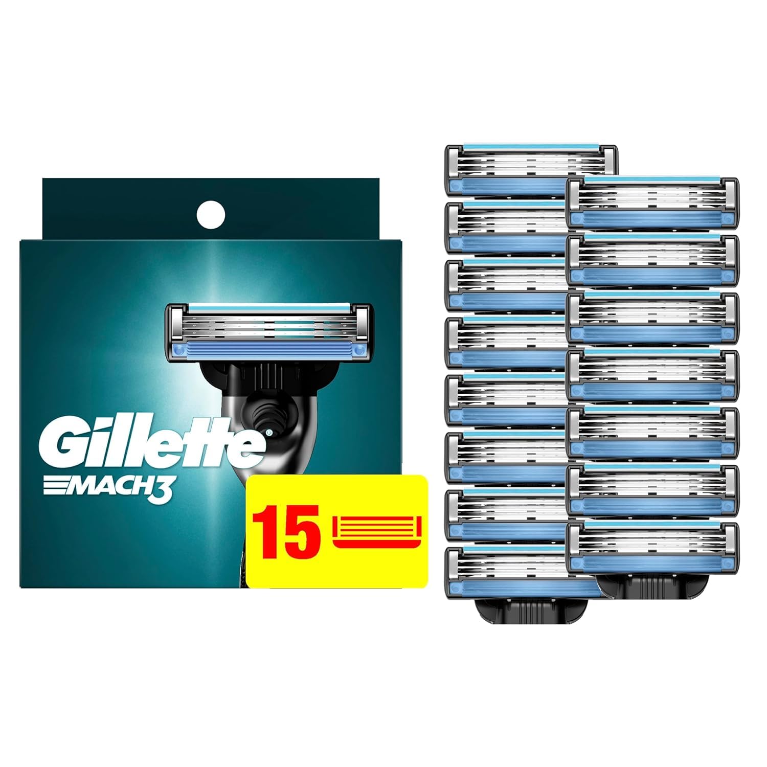 Algopix Similar Product 14 - Gillette Mach3 Razor Refills for Men
