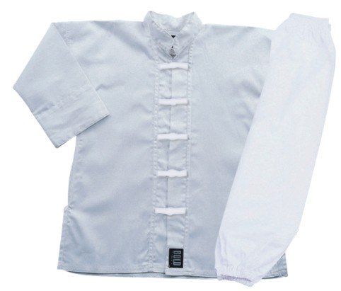 Algopix Similar Product 15 - BBS White Complete Kung Fu Uniform Size