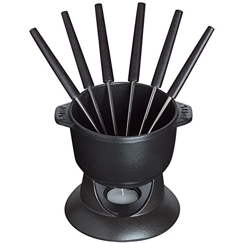 Algopix Similar Product 5 - Staub Small Fondue Set w 6 Forks