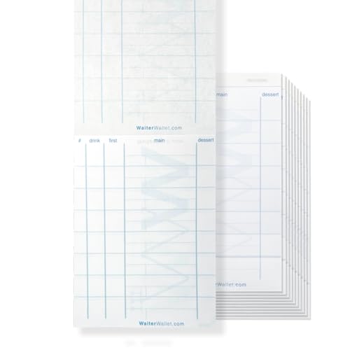 Algopix Similar Product 6 - Waiter Wallet Pads  12 Pack Guest