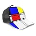 Algopix Similar Product 9 - HDDCOMG Unisex Mondrian Style