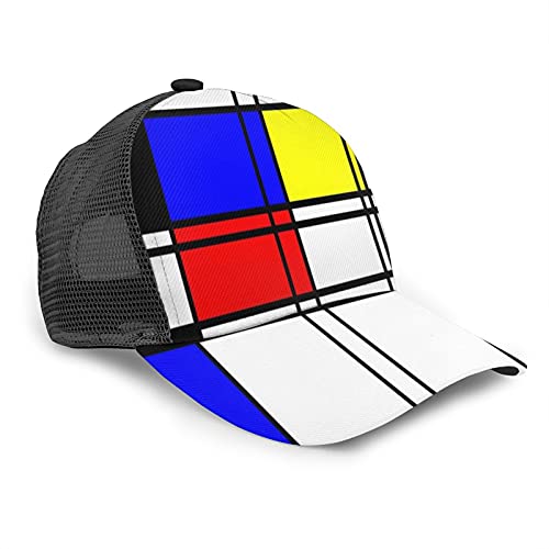 Algopix Similar Product 14 - HDDCOMG Unisex Mondrian Style