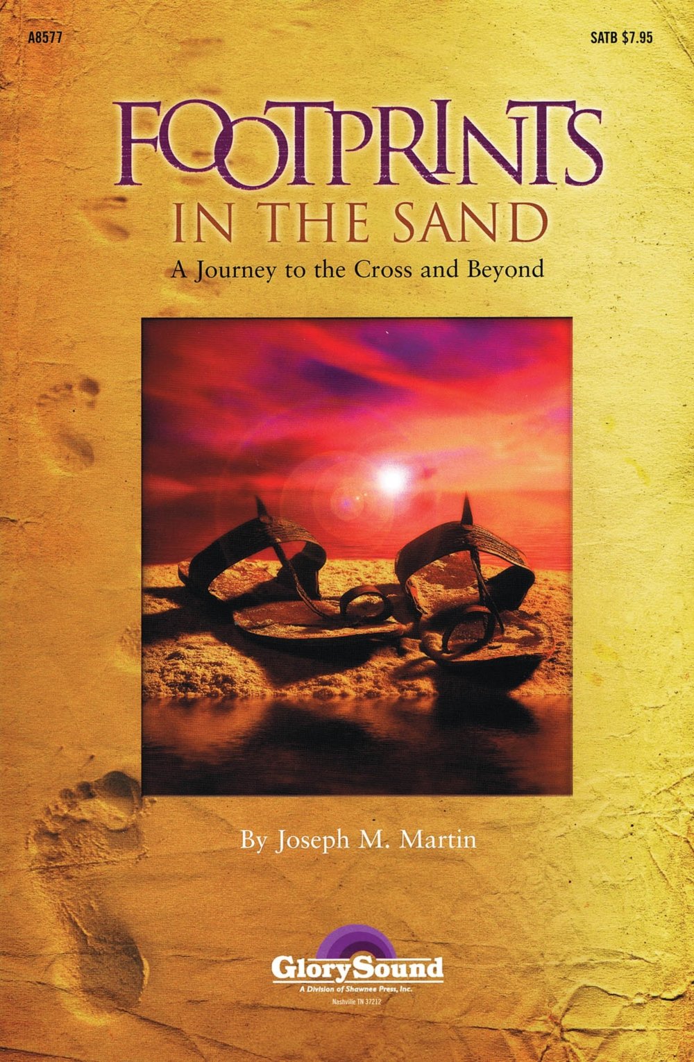 Algopix Similar Product 3 - Shawnee Press Footprints in the Sand
