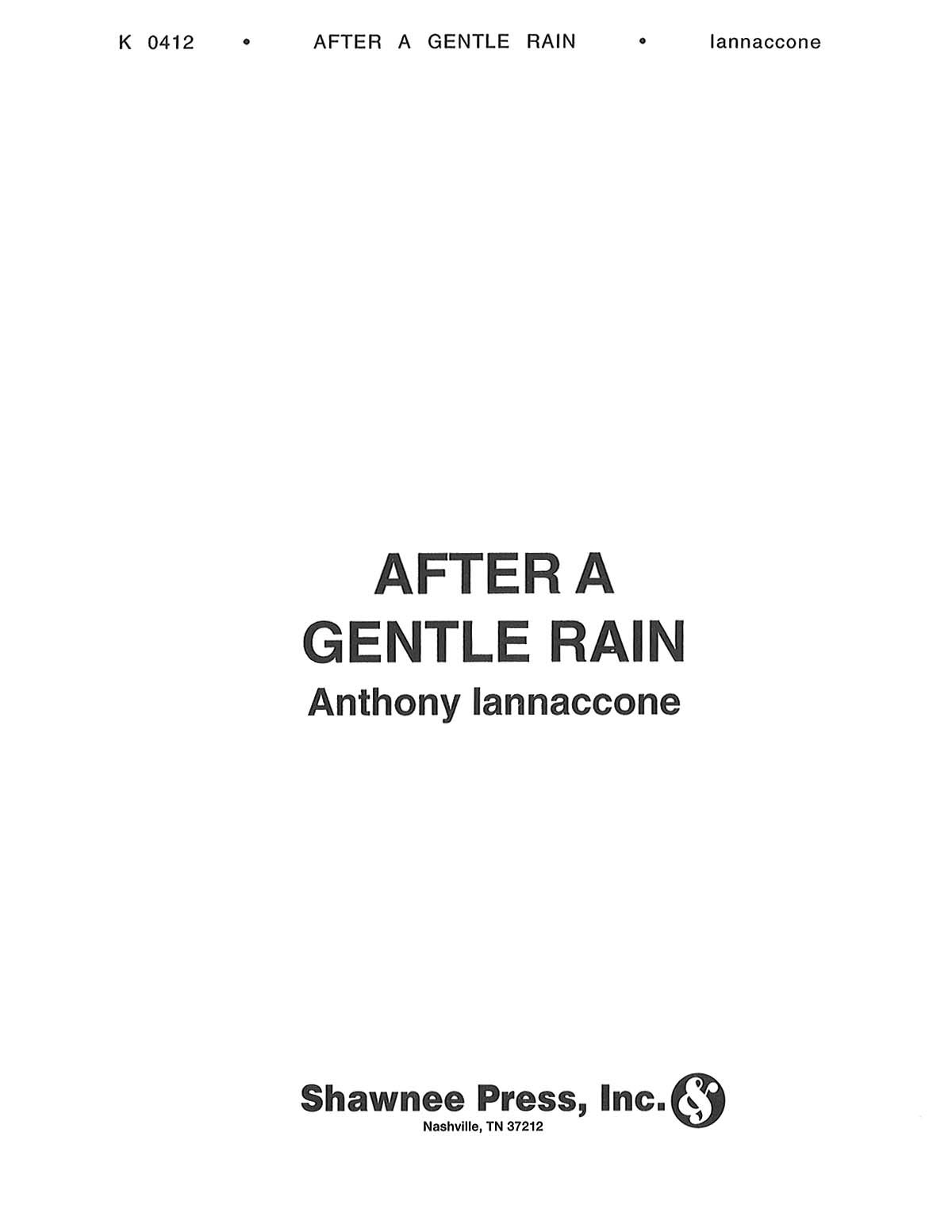 Algopix Similar Product 19 - After a Gentle Rain Concert Band