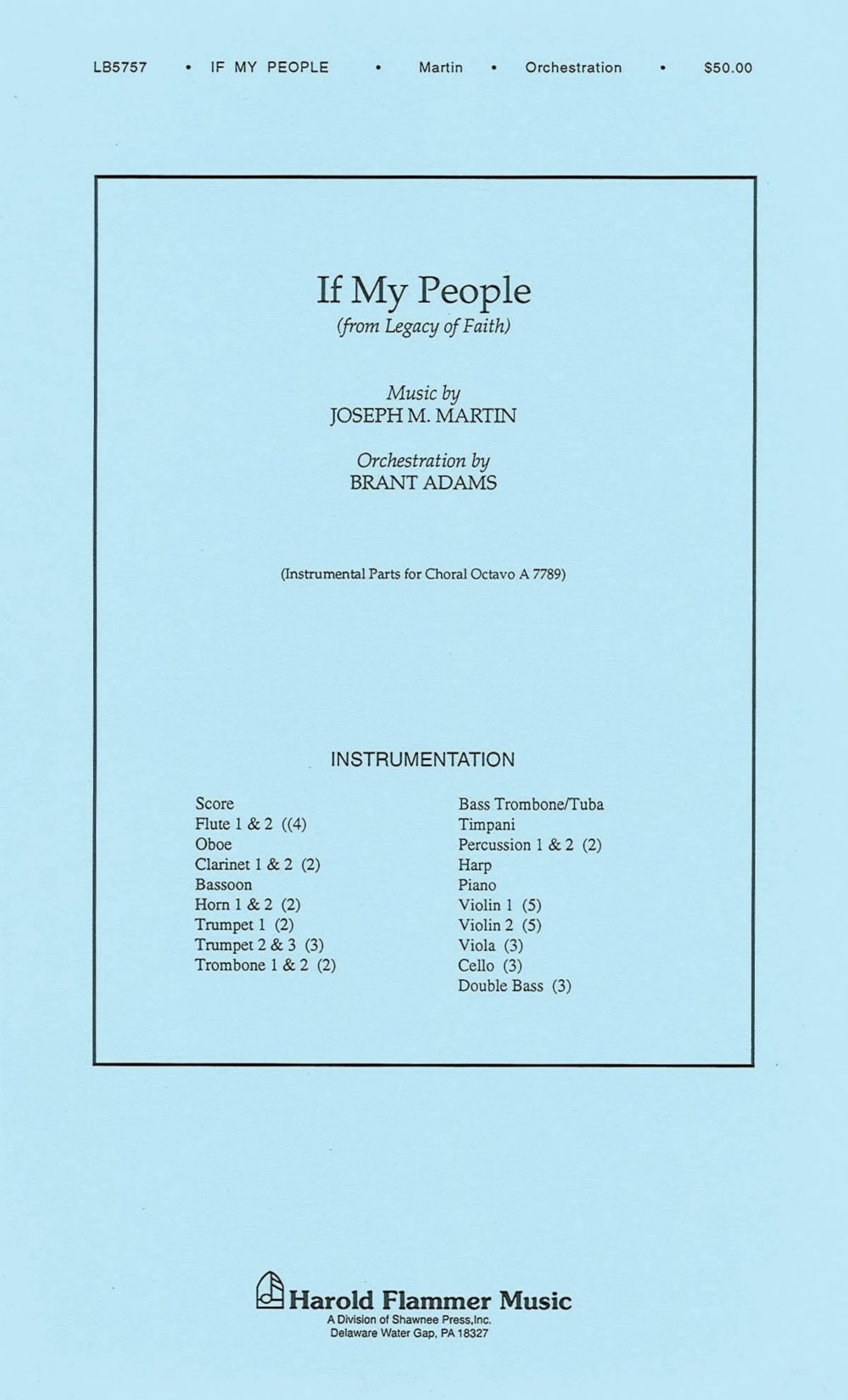Algopix Similar Product 6 - Shawnee Press If My People from Legacy