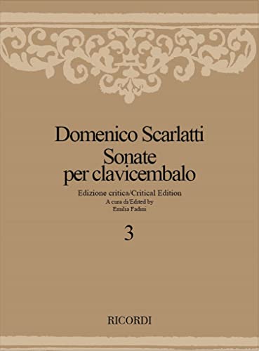 Algopix Similar Product 12 - Sonate Per Clavicembalo Volume 3