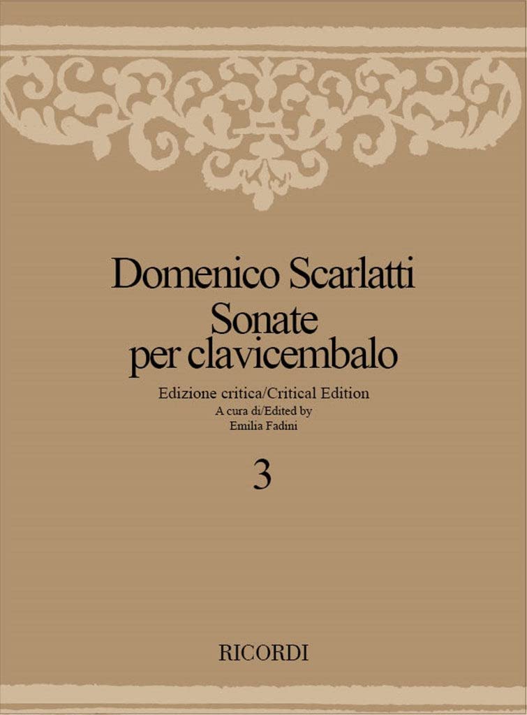 Algopix Similar Product 10 - Sonate Per Clavicembalo Volume 3