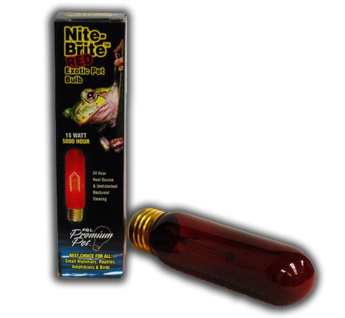 Algopix Similar Product 13 - nite-brite 15 Watt Red Heat Torpedo Bulb