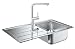 Algopix Similar Product 19 - GROHE 32067000  Minta Kitchen Tap