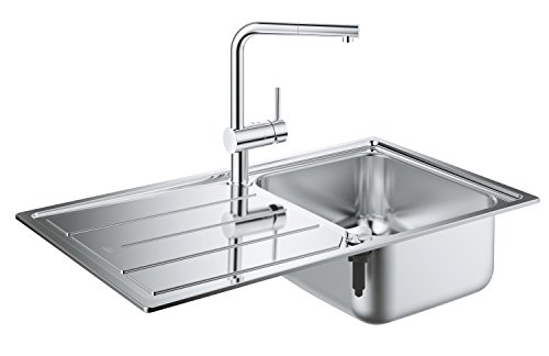Algopix Similar Product 3 - GROHE 32067000  Minta Kitchen Tap