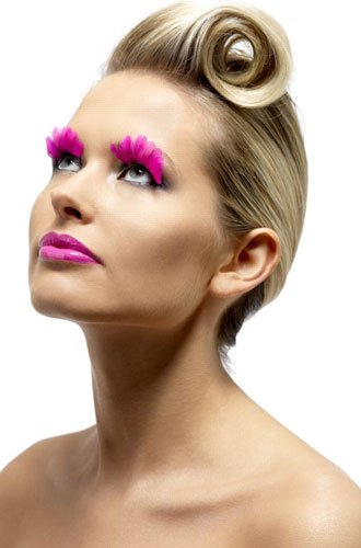 Algopix Similar Product 16 - Fever Womens Eyelashes Neon Feather