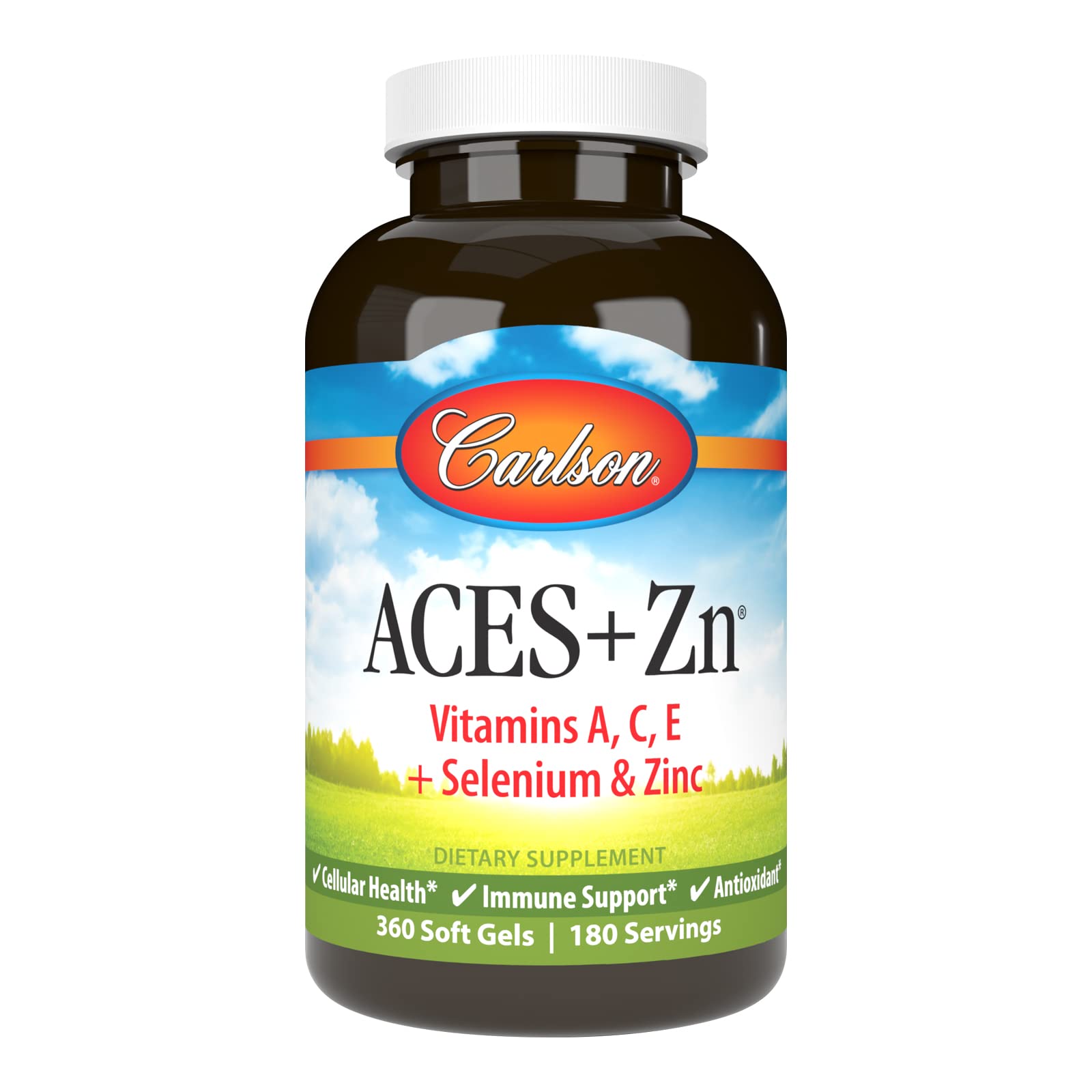 Algopix Similar Product 7 - Carlson ACES Zn Vitamins A C E