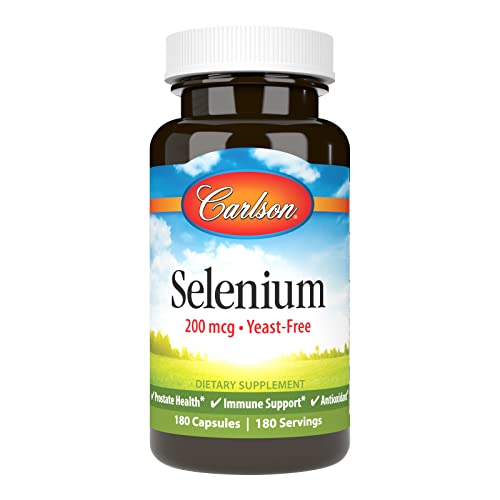 Algopix Similar Product 15 - Carlson Selenium 200 mcg YeastFree