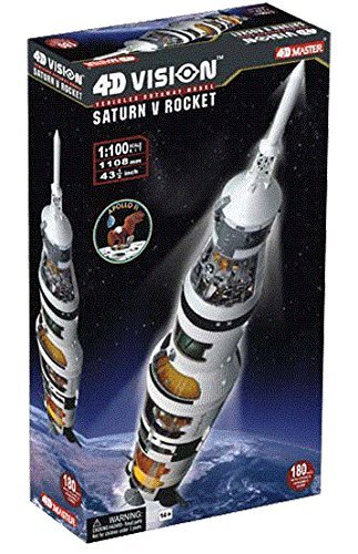 Algopix Similar Product 3 - Famemaster 4DVision Saturn V Rocket