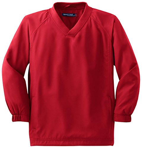 Algopix Similar Product 1 - SPORTTEK Youth VNeck Raglan Wind