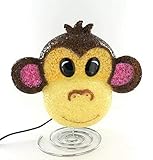 Algopix Similar Product 10 - 8" SPARKLE MONKEY LAMP